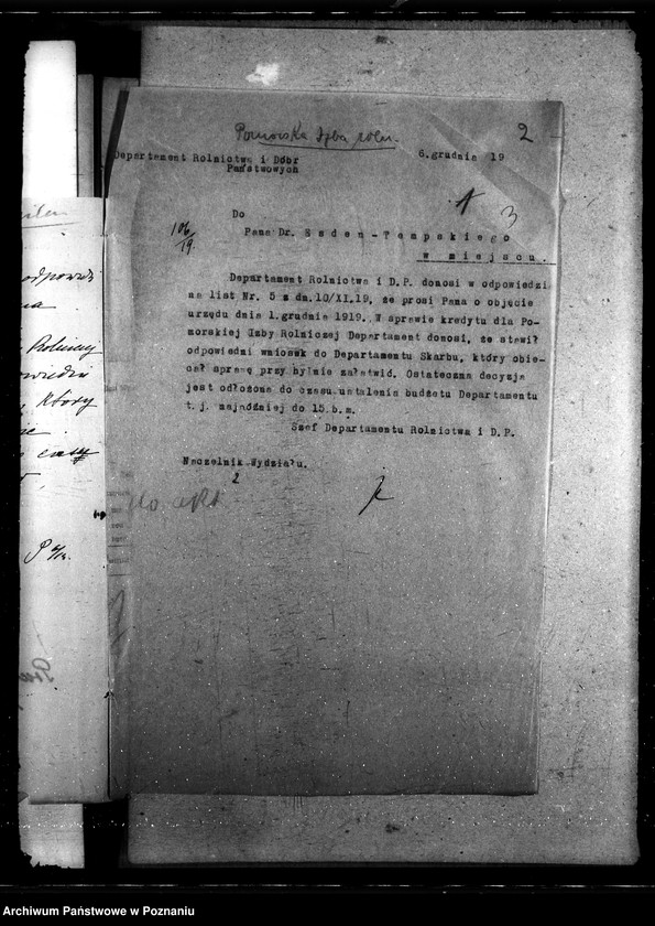 Obraz 7 z jednostki "Sprawy szczegółowo-administracyjne Pomorska Izba Rolnicza"