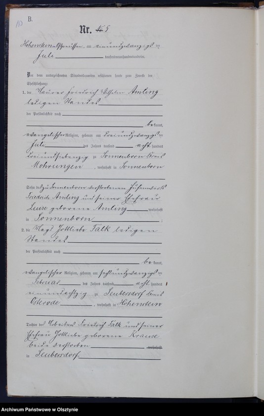 image.from.unit.number "Heiraths-Neben-Register Nr 1 - 10"