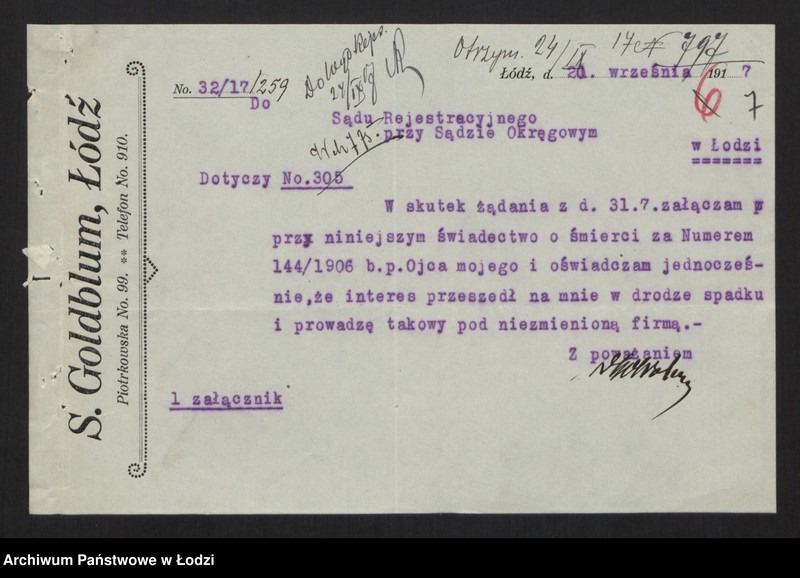 Obraz 9 z jednostki "S. Goldblum - skład żelaza"