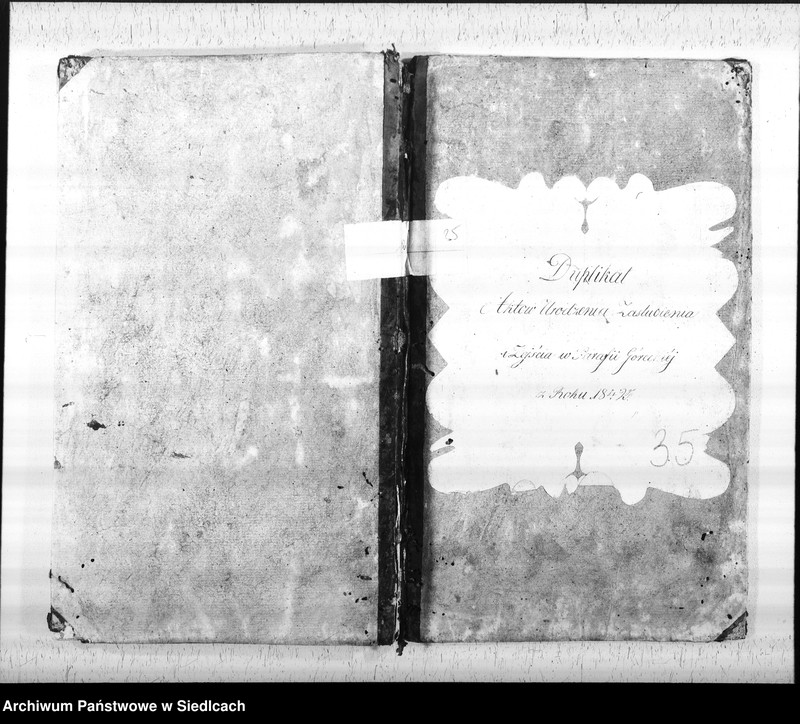 Obraz 1 z jednostki "Akta urodzin, małżeństw, zgonów"