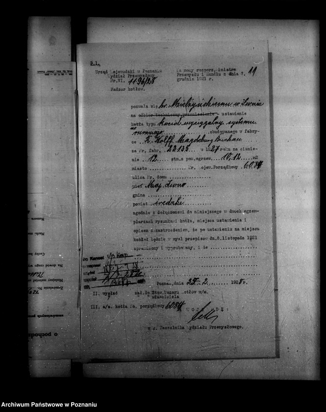 Obraz 17 z jednostki "Młyn parowy w Iwnie własność Hr. Mielżyńskiego nr woj. 6084"