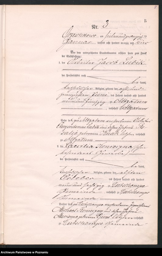 Obraz 8 z jednostki "Księga małżeństw"