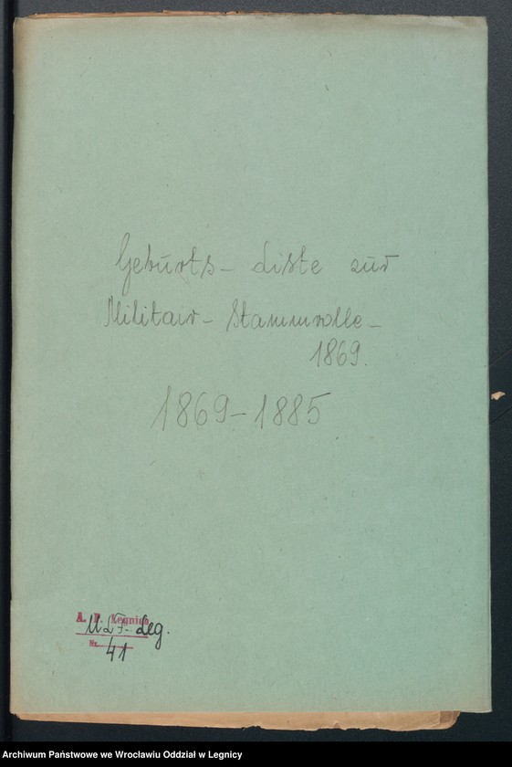 image.from.unit.number "Geburts-Liste zur Militair Stammrolle"