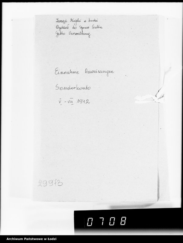 Obraz 4 z jednostki "Einnahme Anweisungen Sonderkonto"