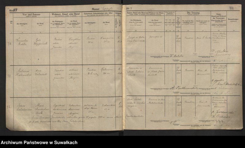 image.from.unit.number "[Księga akt małżeństw parafii rzymskokatolickiej w Puńsku z lat 1918-1921]"