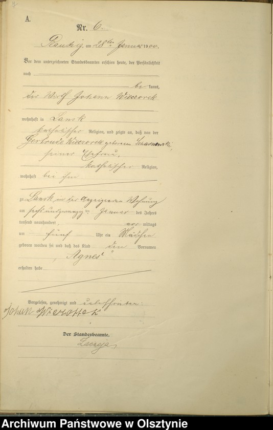 image.from.unit.number "Geburts-Haupt-Register Nr 1 - 41"