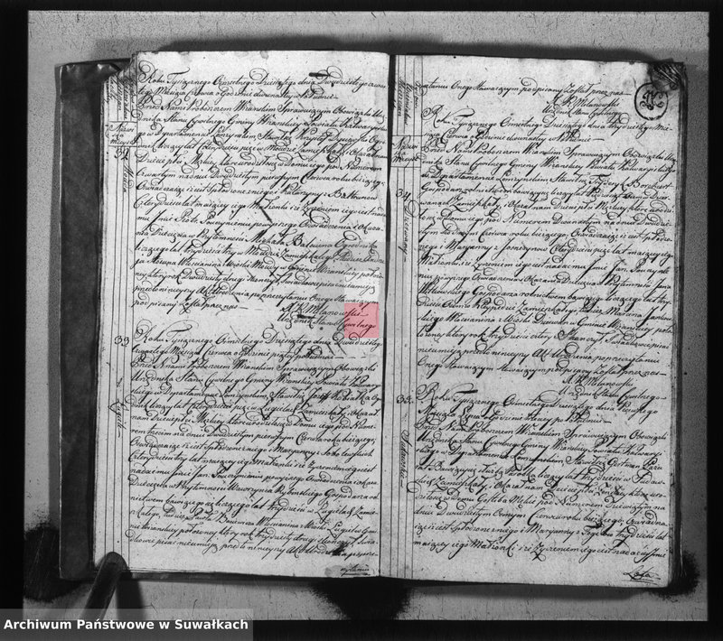 image.from.unit.number "Księga do zapisywania aktów cywilnych urodzenia gminy wiżajńskiey, departamentu łomżyńskiego, powiatu kalwaryjskiego"