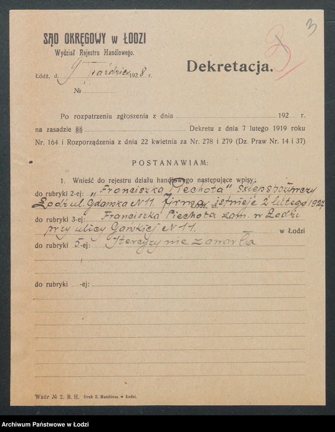 Obraz 5 z jednostki "Franciszka Piechoła - sklep spożywczy"