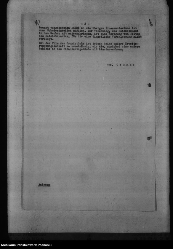 Obraz 15 z jednostki "Finanzämter - Neubauten der Dienstgebäude in Leslau, Lissa, Gnesen, Turek"