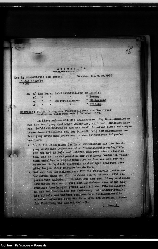 Obraz 20 z jednostki "Verordnungen, Bekanntmachungen etc."