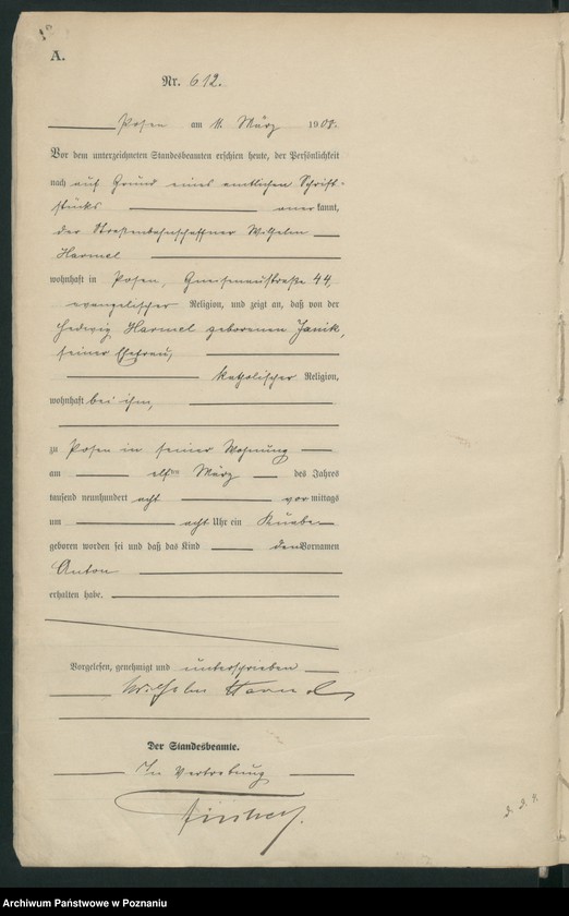 image.from.unit.number "Księga miejscowa urodzeń tom II [Rejestr główny urodzeń]"