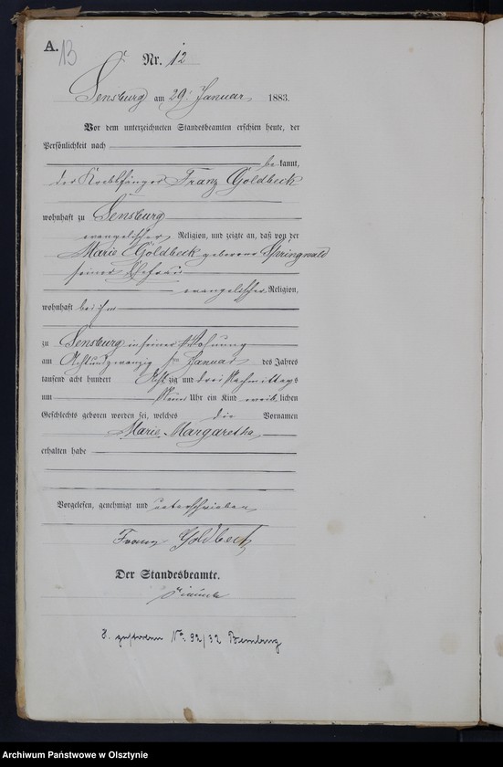 image.from.unit.number "Geburts-Haupt-Register Nr 1 - 109"