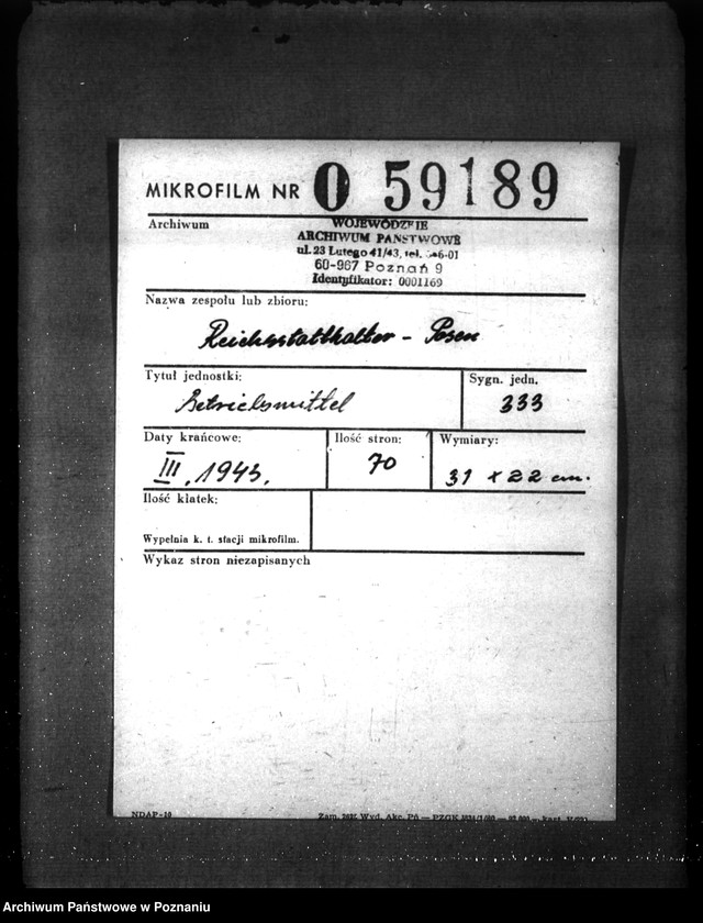 Obraz 2 z jednostki "Betriebsmittel"