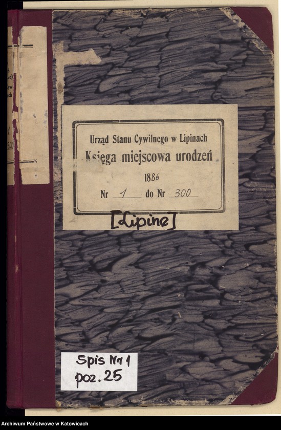 image.from.unit.number "Księga urodzeń T.1 nr 1-300"