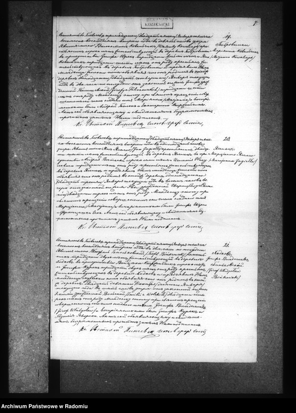 image.from.unit.number "Akty ob urodivših, brakosočetavšihsâ i umerših v Glovačovskom prihode za 1882 god"