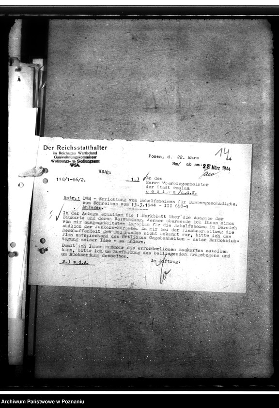 Obraz 18 z jednostki "Deutsches Wohnungshilfswerk. Bau von Behelfsheimen im Kreise Leslau (Włocławek)"