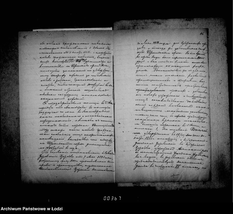 Obraz 16 z jednostki "O činovnikach i služiteljach magistrata g. Lodzi"