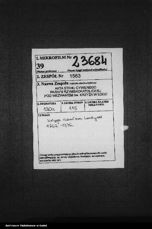 Obraz 2 z jednostki "Akta urodzeń"