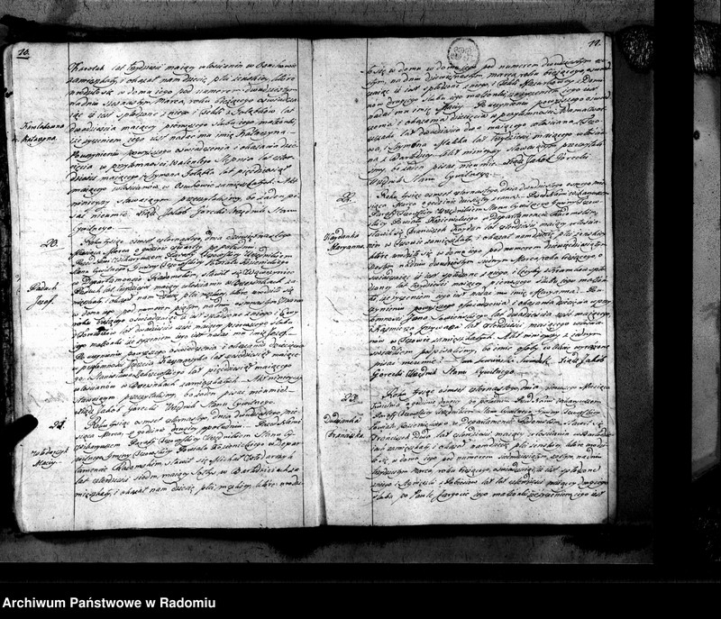 image.from.unit.number "Tczów 1814 [Duplikat akt urodzonych, zaślubionych i zmarłych]"