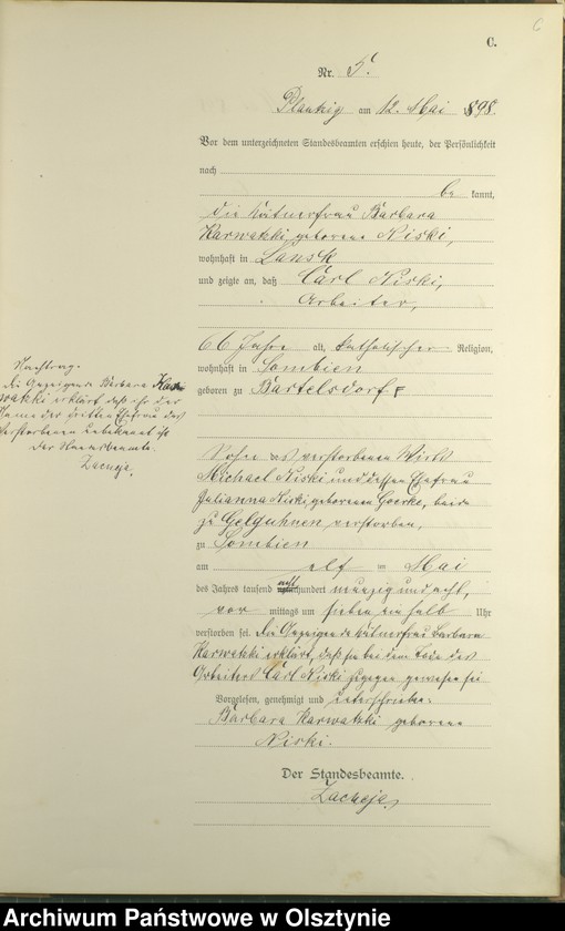 image.from.unit.number "Sterbe-Haupt-Register Nr 1 - 18"