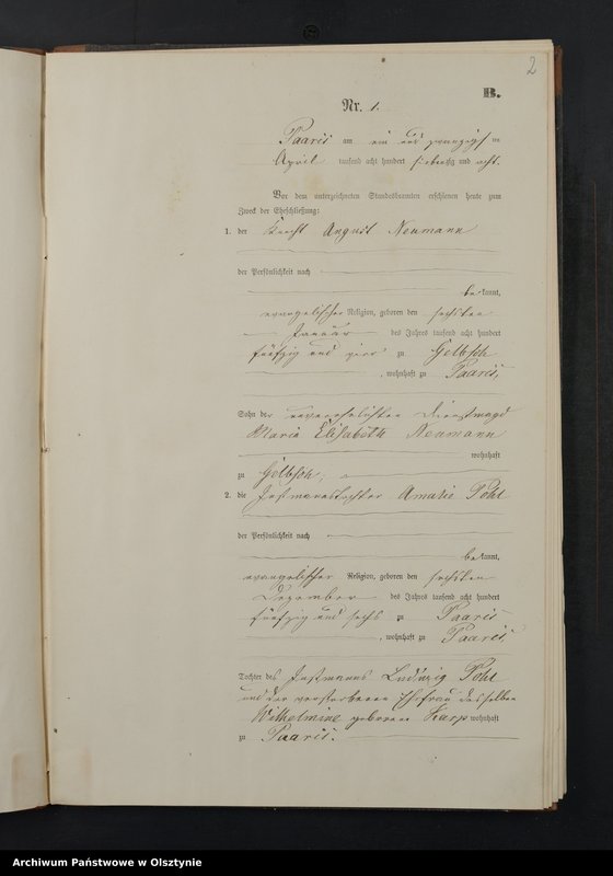 image.from.unit.number "Heiraths-Neben-Register Nr 1 - 8"