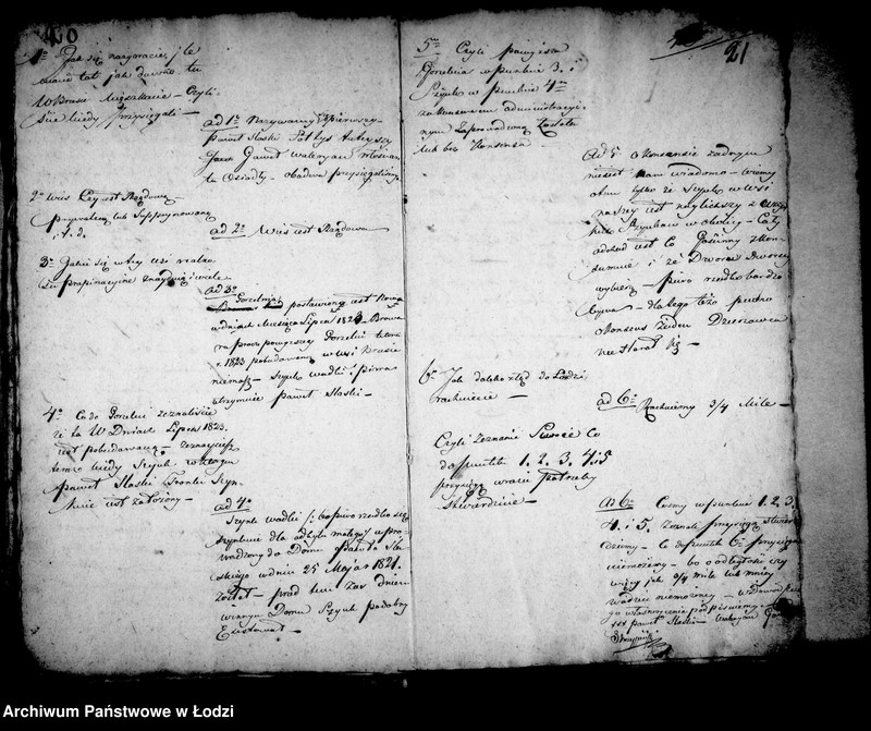 Obraz 16 z jednostki "Akta tyczące się domów propinacyjnych po wsiach w obrębie I-ej mili od miasta będących, które aby bez konsensów zakładane i przenoszone nie były"