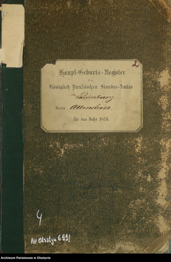 image.from.unit.number "Haupt-Geburts-Register Nr 1 - 199"