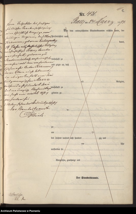 Obraz 14 z jednostki "Księga zgonów t. II"