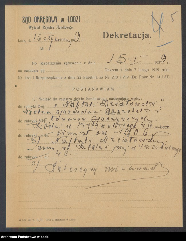 Obraz 7 z jednostki "Naftali Działowski – sprzedaż szczotek i towarów spożywczych"