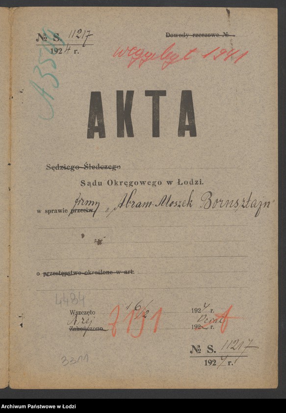 Obraz 2 z jednostki "Abram Moszek Bornsztajn – sprzedaż ubrań"