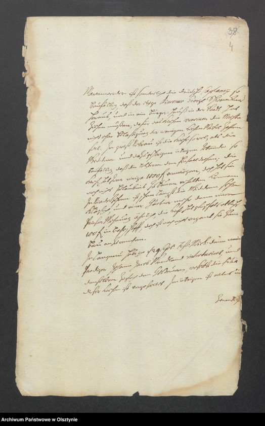 image.from.unit.number "Copia der geführten Kirchen Visitstions Recesse der Ämter Marienwerder [Kwidzyn] Schönberg [Szymbark] und Deutsch Eylau [Iława] de Anno 1738"