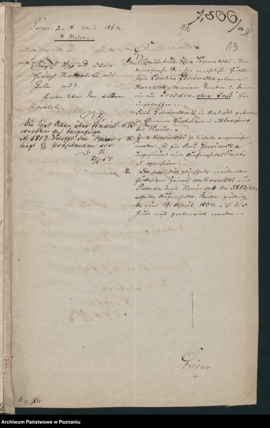 Obraz 16 z jednostki "A. betr. Stanislaus von Wierusz-Kowalski"