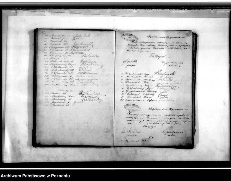 Obraz 12 z jednostki "Książka-rejestr zebrań i obecnych na nich członków Towarzystwa"