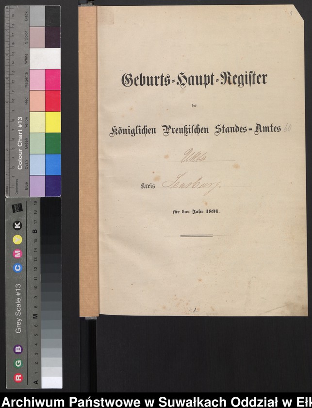 image.from.unit "Geburts-Haupt-Register des Königlichen Preussischen Standes-Amtes Ukta Kreis Sensburg"