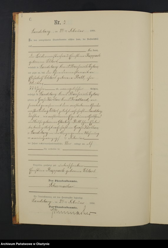 image.from.unit.number "Sterbe-Neben-Register Nr 1 - 45"