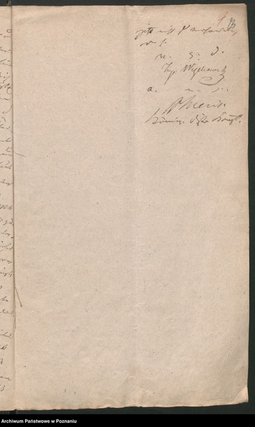 Obraz 18 z jednostki "A. betr. die polizeiliche Beaufsichtigung des polnischen Überläufers Sigismund von Więckowski zu Gembitz"