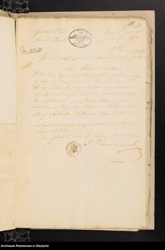 image.from.unit.number "Annexa z Parafij Janowieckieyz r[oku] 1846"