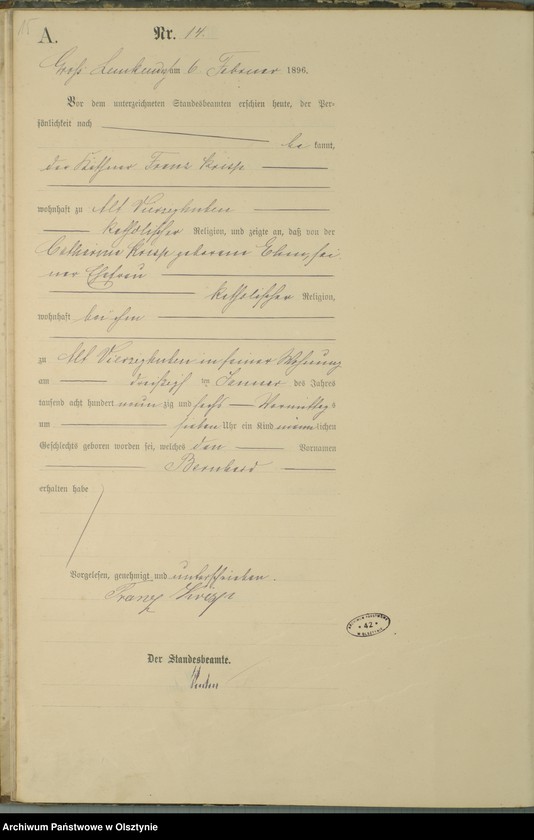 image.from.unit.number "Geburts-Haupt-Register Nr 1 - 121"