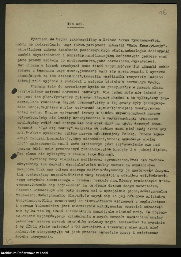 Obraz 17 z jednostki "Instrukcje [i okólniki] międzypartyjne CKW PPS i KC PPR"