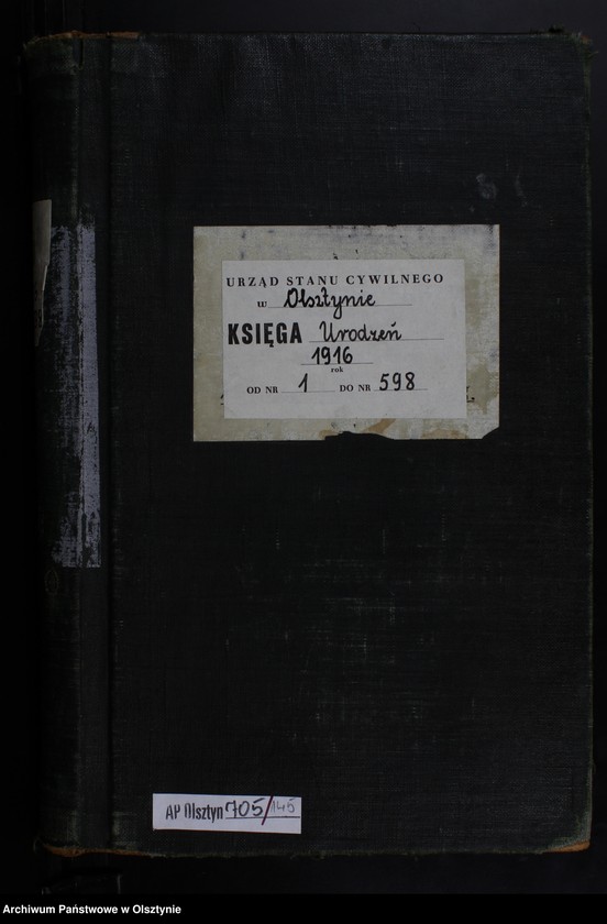 image.from.unit.number "Geburts-Haupt-Register Tom I, Nr 1-598"