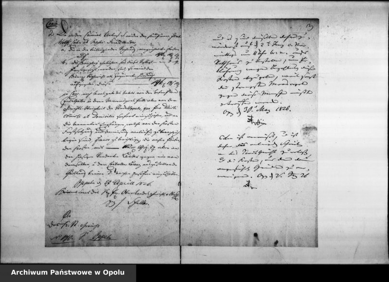 Obraz 6 z jednostki "Acta specialia betreffend die Bezahlung der Criminal - Untersuchungs Kosten in Sachen c/a [contra] Israel Wolf Cohn und Moses Friedlander 1826 Vol. I"