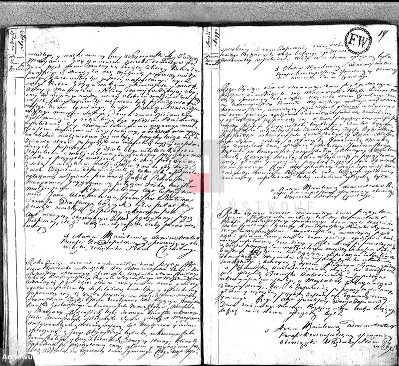 image.from.unit.number "Akta Cywilne Małżeństwa Gminy Krasnopolskiey Powiatu Seyneńskiego Województwa augstowskiego Roku 1817."