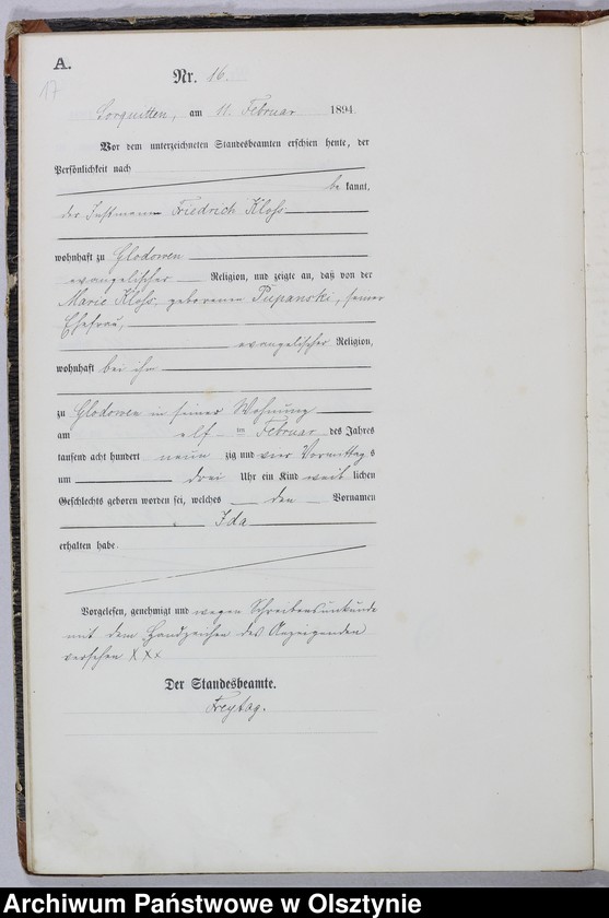 image.from.unit.number "Geburts-Haupt-Register Nr 1 - 121"