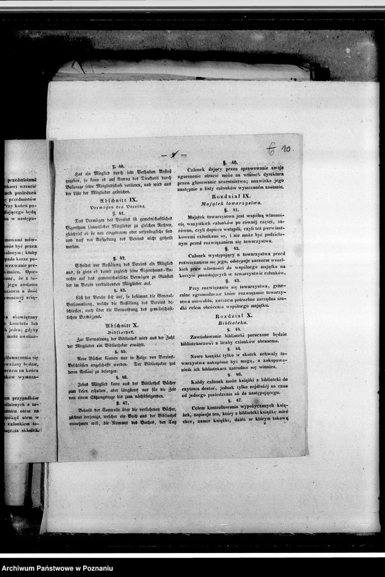 image.from.unit.number "Acta des landwirtschaftlichen Vereins Schildberger Kreises- korespondencja"