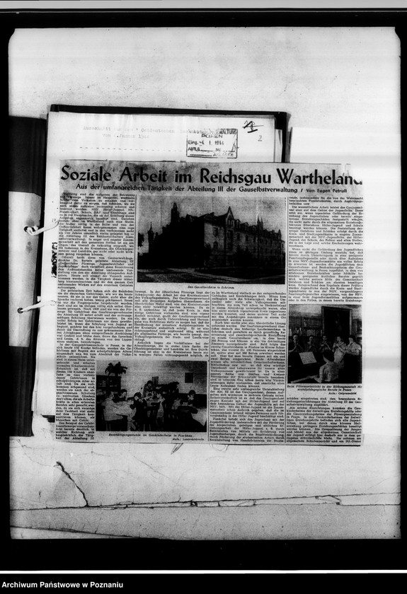 Obraz 6 z jednostki "Aufsätze und Abhandlungen aus Zeitungen und Zeitschriften."