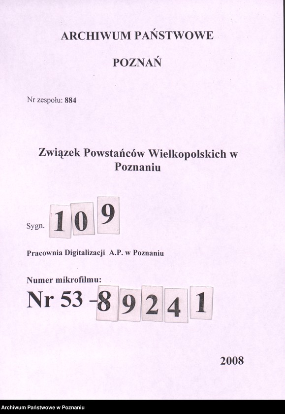 image.from.unit.number "Zarząd Okręgu Związku Weteranów Powstań Narodowych Rzeczypospolitej Polski i Związku Powstańców Wielkopolskich - korespondencja."