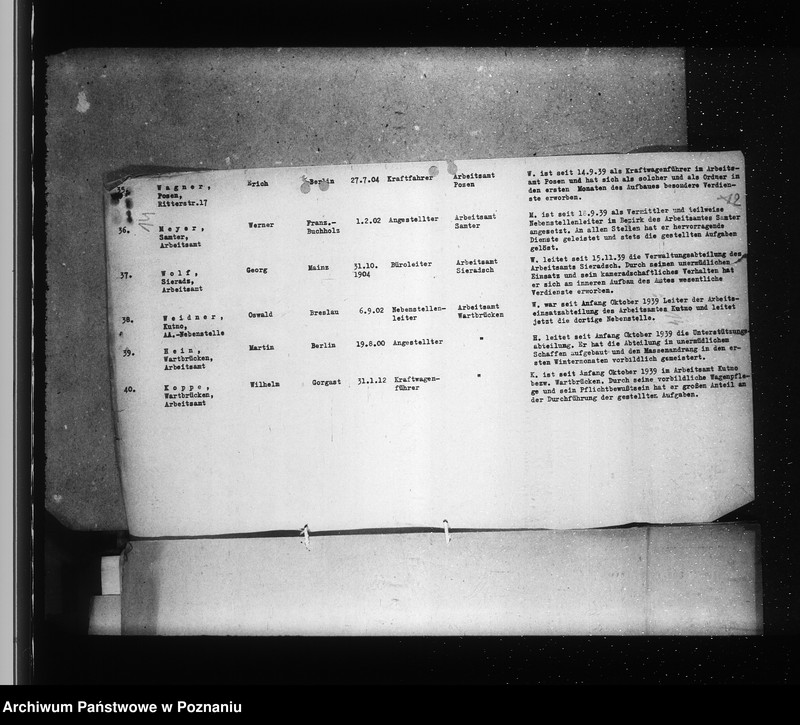 Obraz 18 z jednostki "Kriegsverdienstkreuze- Abteilung Arbeit"