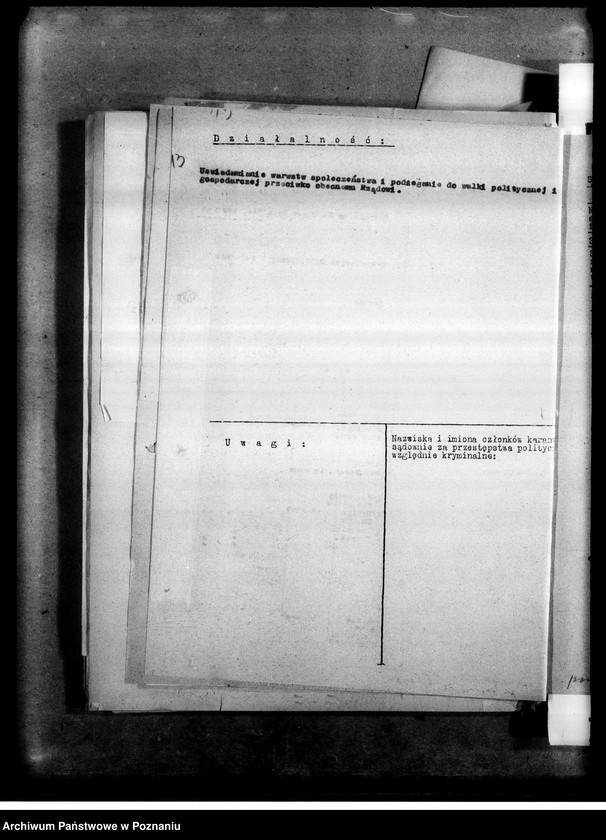 Obraz 15 z jednostki "Okólniki, zarządzenia, korespondencja dotycząca wyborów do Rady Miejskiej i wyborów kandydatów na radnych. Sprawy organizacyjne: wykazy personalne. Materiały dotyczące strajku akademickiego na wyższych uczelniach w Poznaniu"