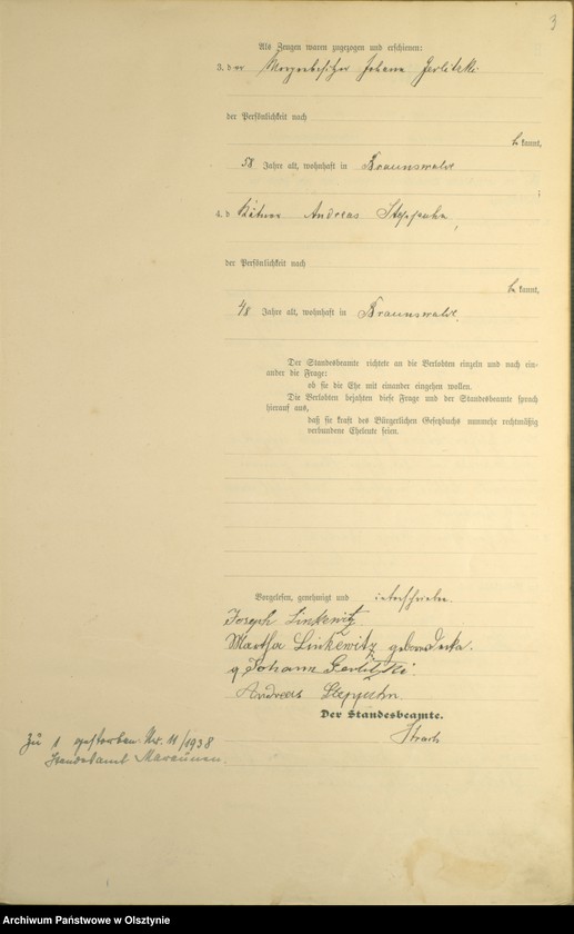 image.from.unit.number "Heiraths-Haupt-Register Nr 1 - 15"