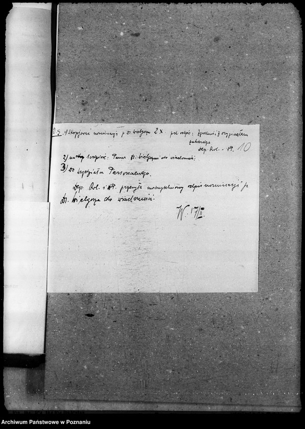 Obraz 14 z jednostki "Sprawy ogólne osobowe Departamenu Rolnictwa i Dóbr Państw. Wydział Leśny personalne ogólne"